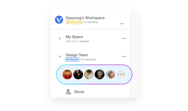 Visla for product team: collaboration tool showing team workspaces with member icons.